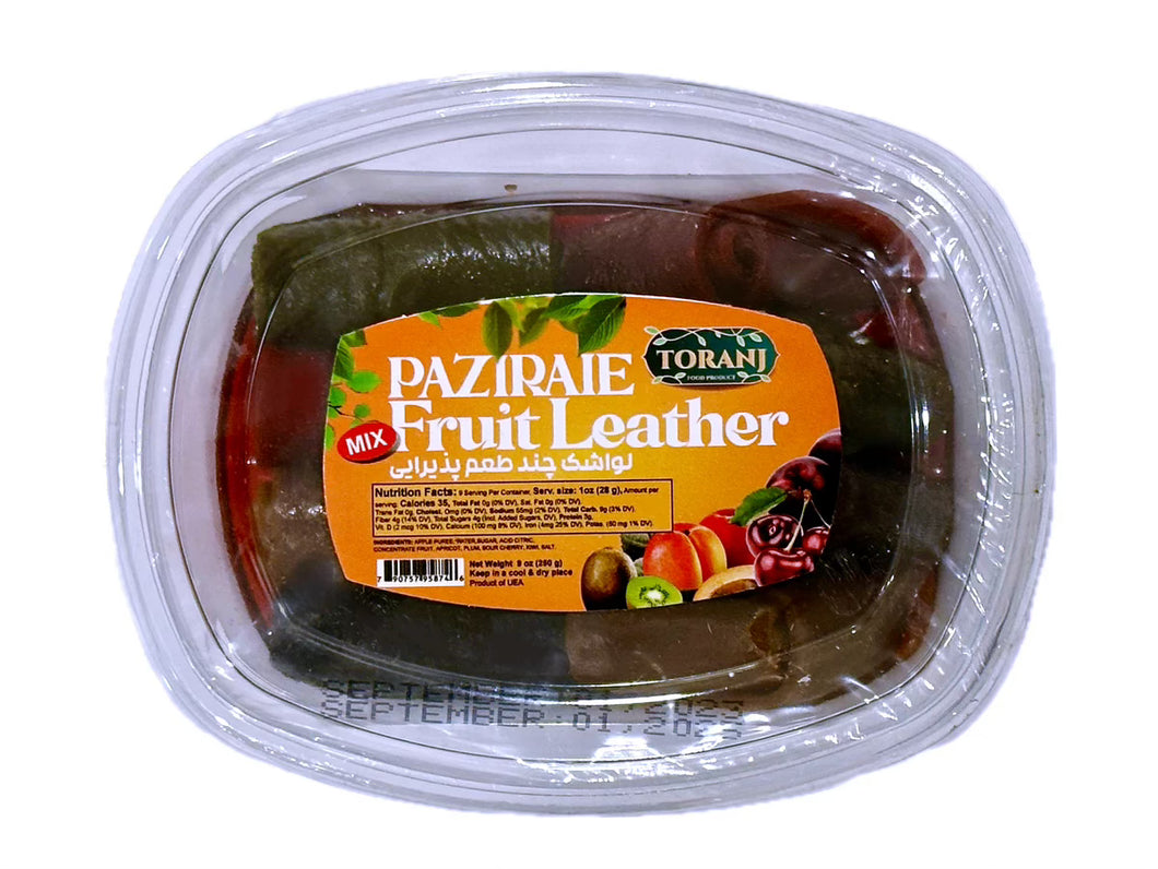 2 Pack Toranj Paziraei Lavashak Mixed Fruit Rolls Wet Saucy