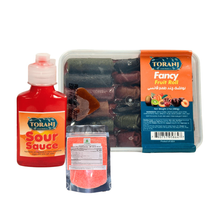 Load image into Gallery viewer, Toranj Fancy Lavashak Mixed Fruit Rolls Wet Saucy With Extra Sour Sauce
