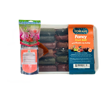 Load image into Gallery viewer, Toranj Fancy Lavashak Mixed Fruit Rolls Wet Saucy
